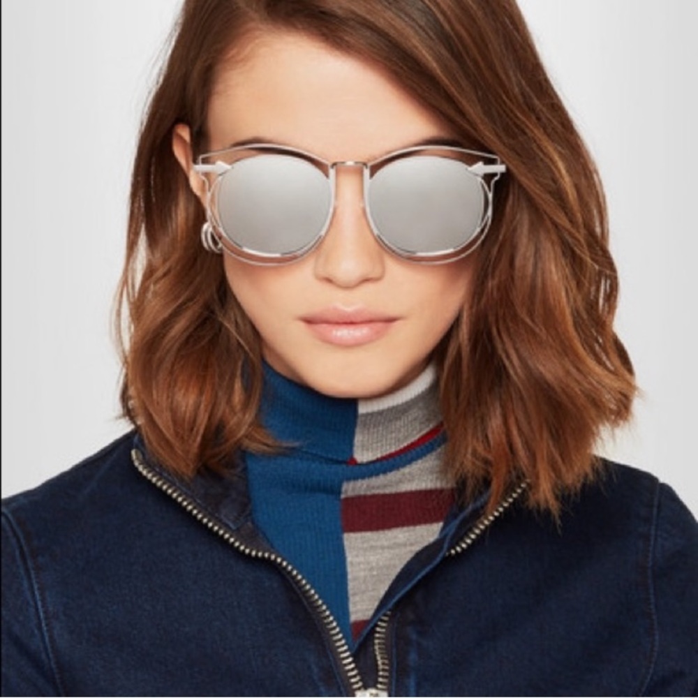 Karen Walker Iconic Silver Sunglasses